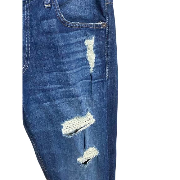 7 Seven For All Mankind Paxtyn Jeans Slim Straight Blue Distressed Ripped Men 31 - Picture 7 of 11